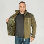 Bormann Pro Bpp7071 Μπουφάν Fleece Εργασίας Bologna 420Gr L, Χακί BPP7071 BORMANN Pro (056683)