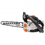 Nakayama Pro Pc2525 Αλυσοπρίονο Κλαδευτικό Βενζίνης 25Cc/1.4Hp,Λάμα 25Cm,1/4''X1,1Mm, 2,5Kg PC2525 NAKAYAMA PRO (068228)